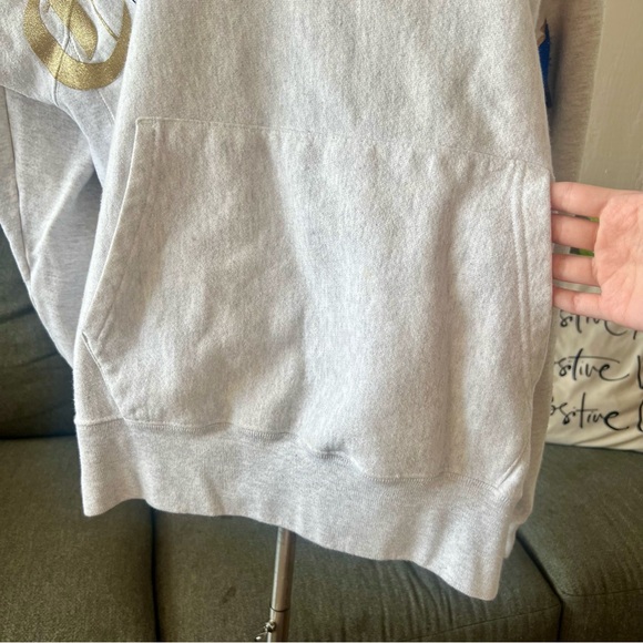 Champion Gray Old English Logo Hoodie - Picture 4 of 14